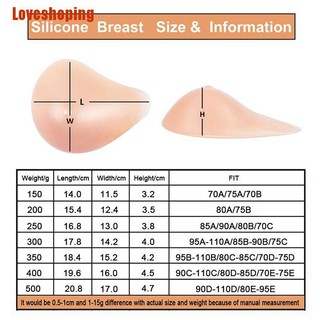 Image of thu nhỏ Loveshoping Silicone Breast Form Support Artificial Spiral Silicone Breast Fake False Breast #5