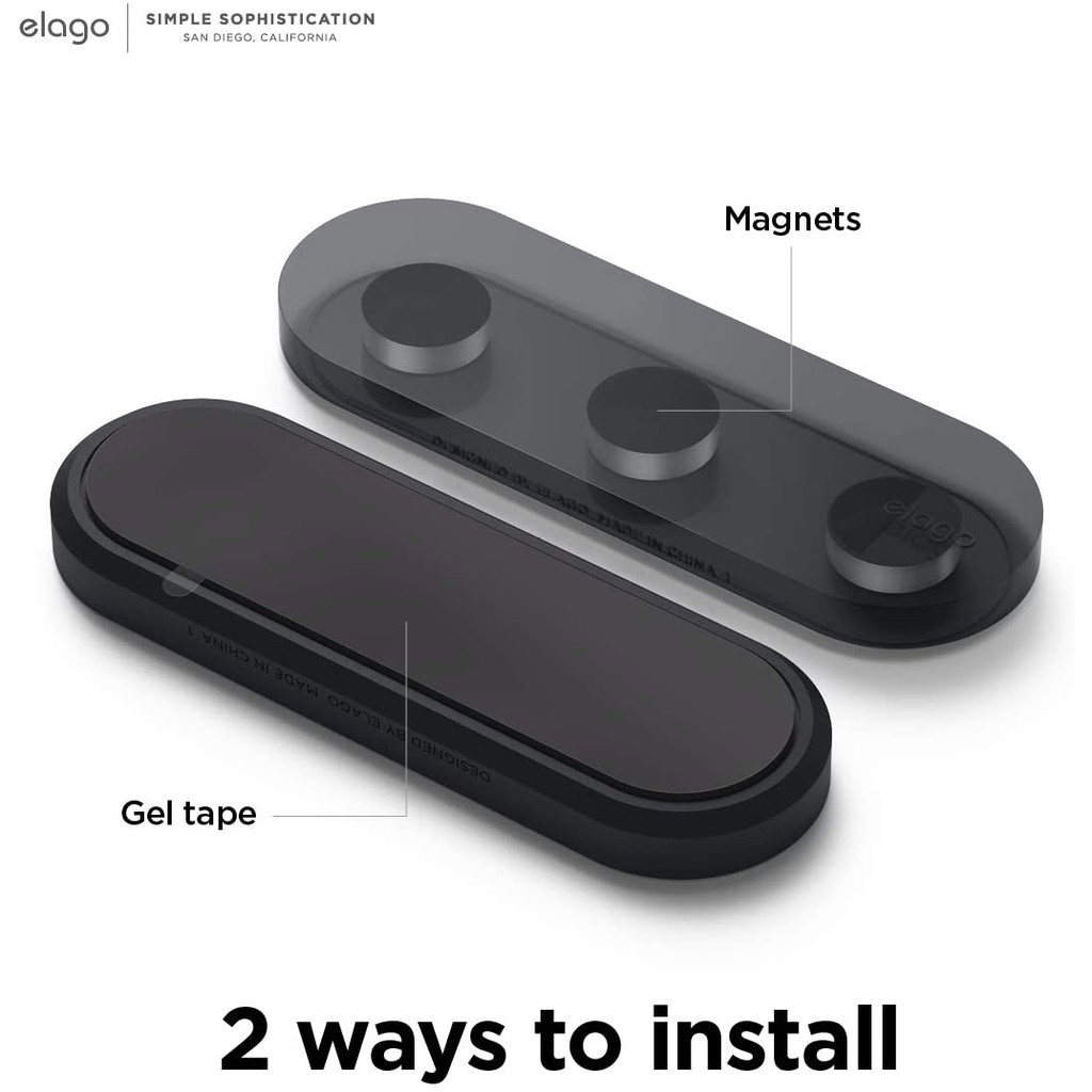 elago Magnetic Cable Management Buttons, Organize 3 Cables, Reusable Sticker