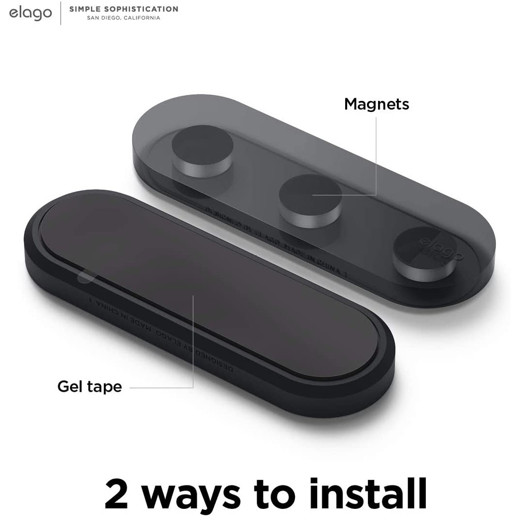 elago Magnetic Cable Management Buttons, Organize 3 Cables, Reusable Sticker