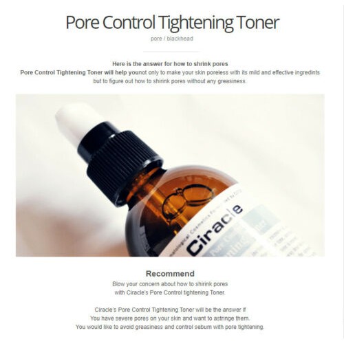 pore control toner