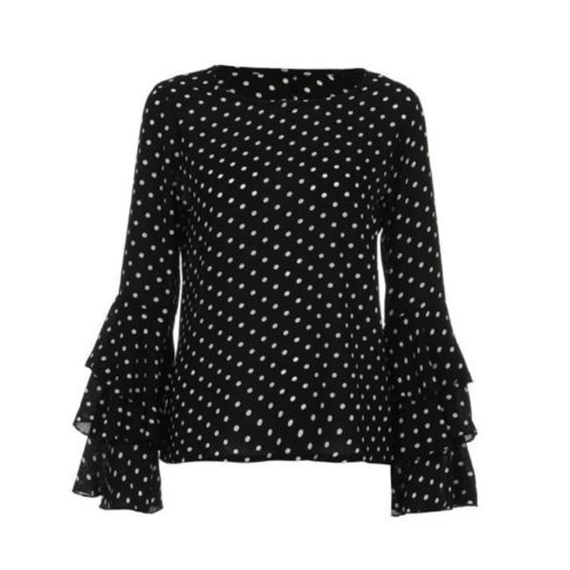 ladies polka dot blouses