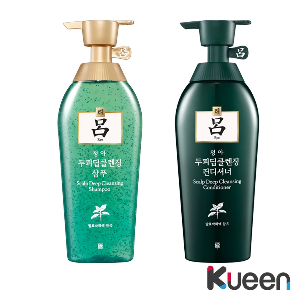 Ryo Scalp Deep Cleansing Shampoo 500ml Scalp Deep Cleansing Conditioner 500ml Shipping From Korea Shopee Singapore