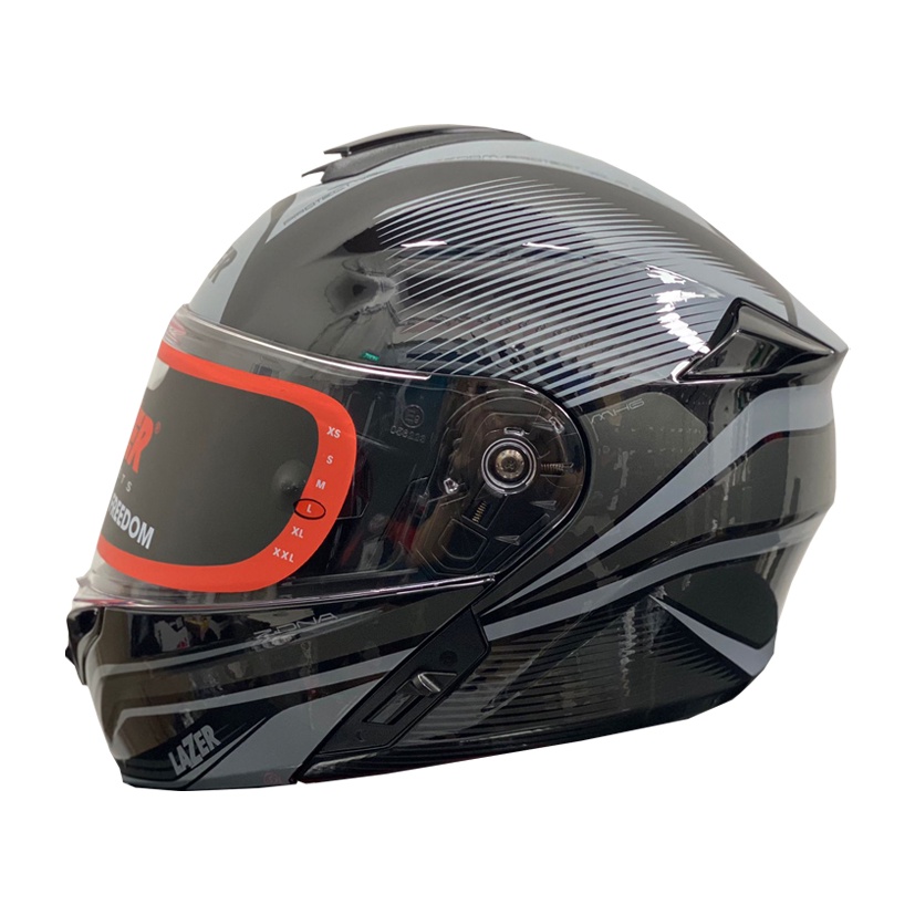 Lazer MH6 Z-DNA Multi Modular Helmet with Parani A10 Bluetooth Intercom ...