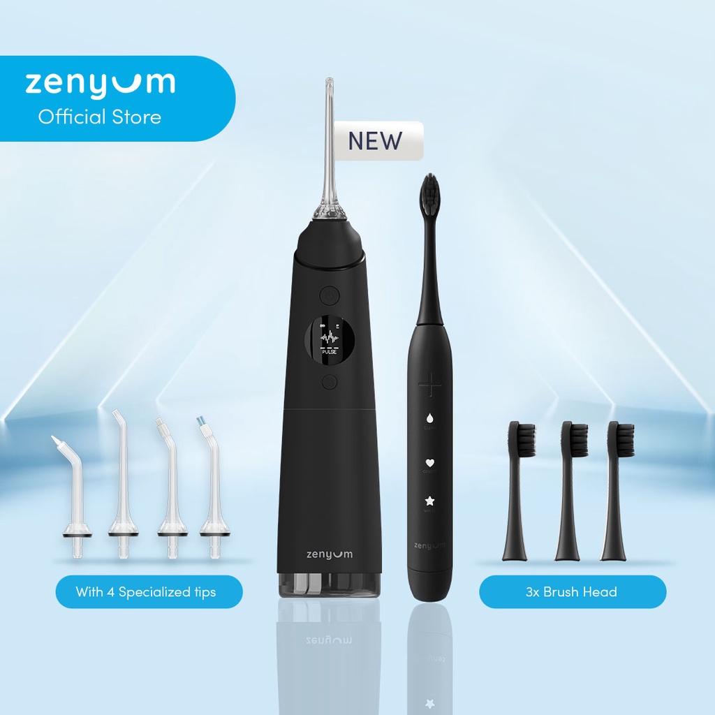 Bundle deal 1 Zenyum Sonic Electric Toothbrush + 3-Pack Brush head ...