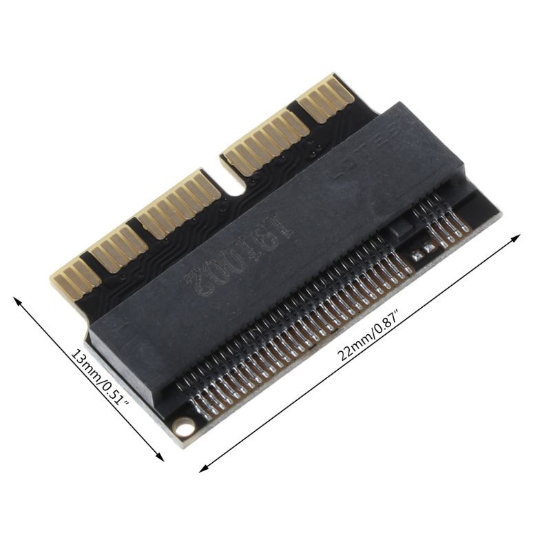 Nvme Pci Express Pcie 13 14 15 To M 2 Ngff Ssd Adapter Card For Macbook Air Pro A1398 A1502 A1465 A1466 Shopee Singapore