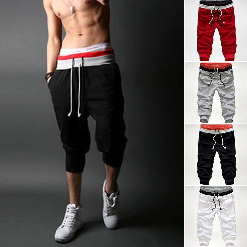 mens short length sweatpants