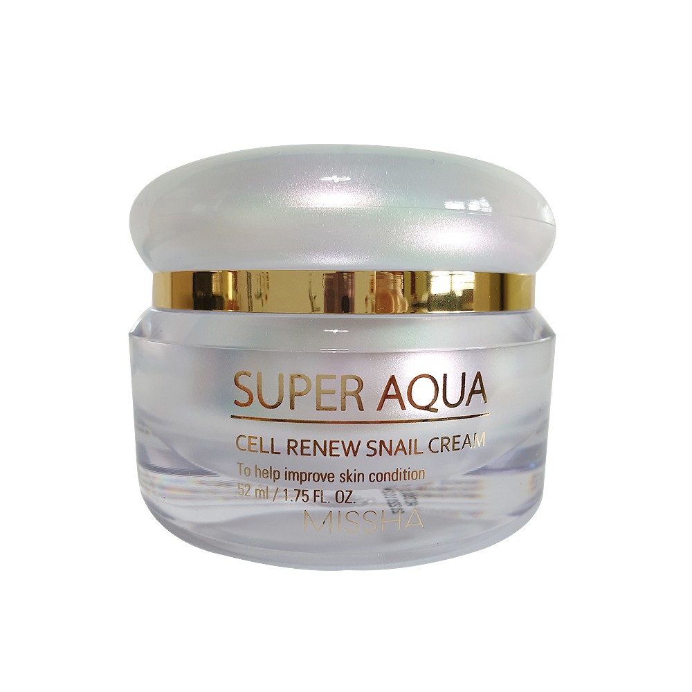 MISSHA Super Aqua Cell Renew Snail Cream 52ml | Shopee Singapore