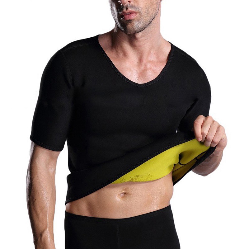 Sauna Shirt Suit Tank Top for Men Workout Vest Gym Body