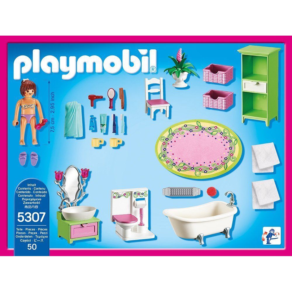 playmobil vintage bathroom