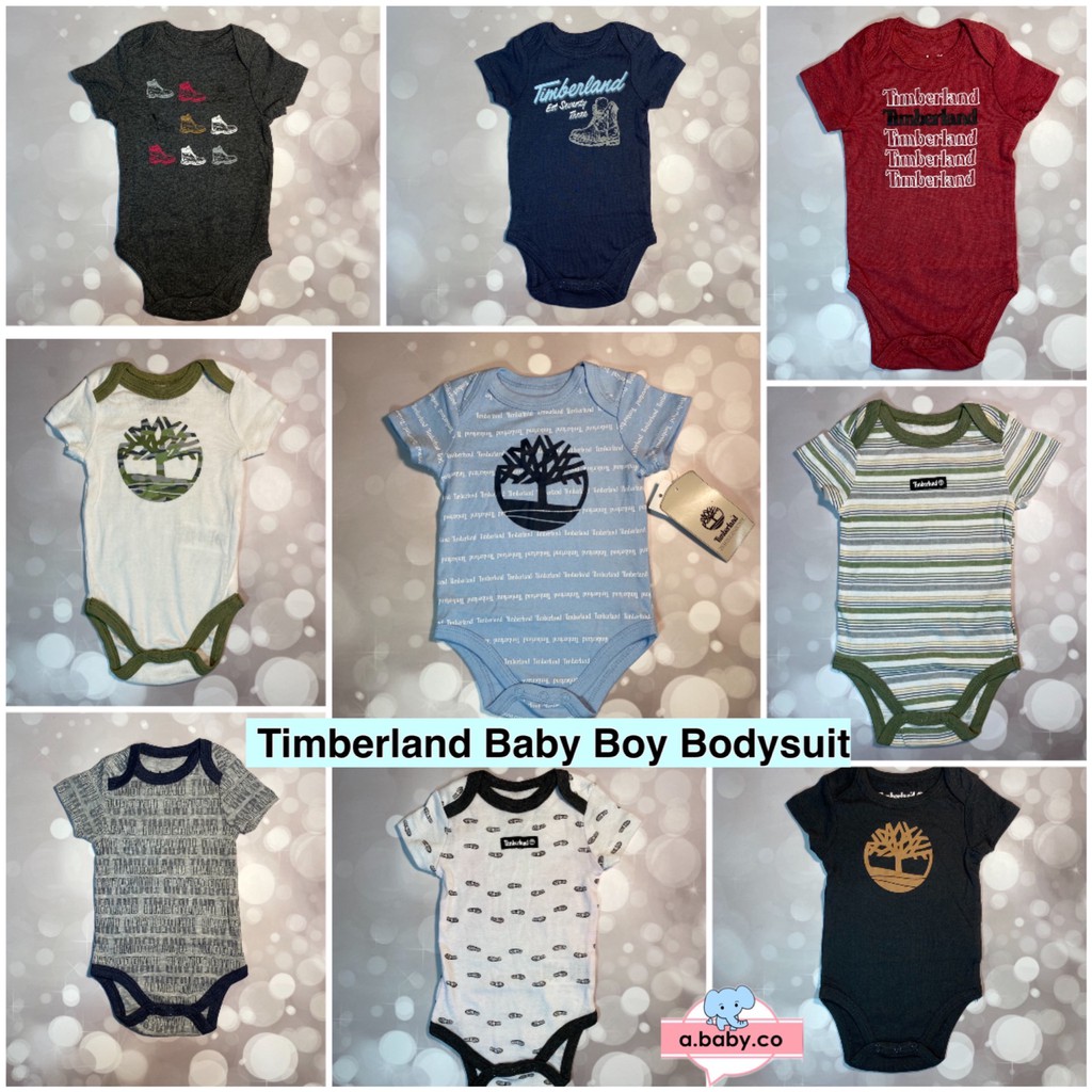 timberland baby romper