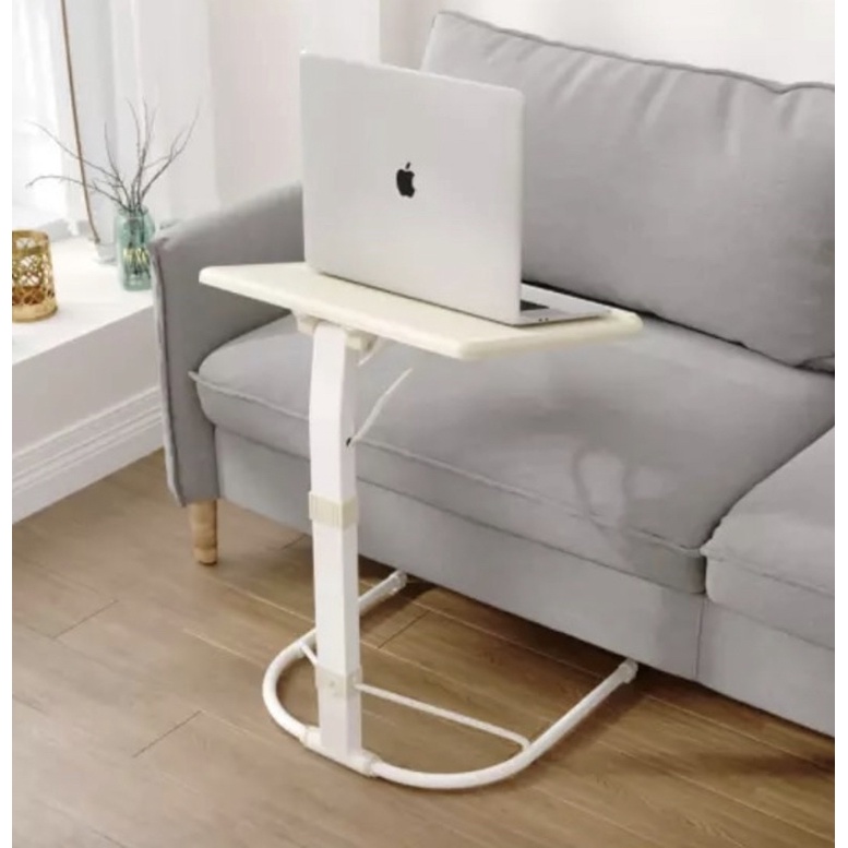Foldable Portable Adjustable Sofa Bed Side Table Shopee Singapore