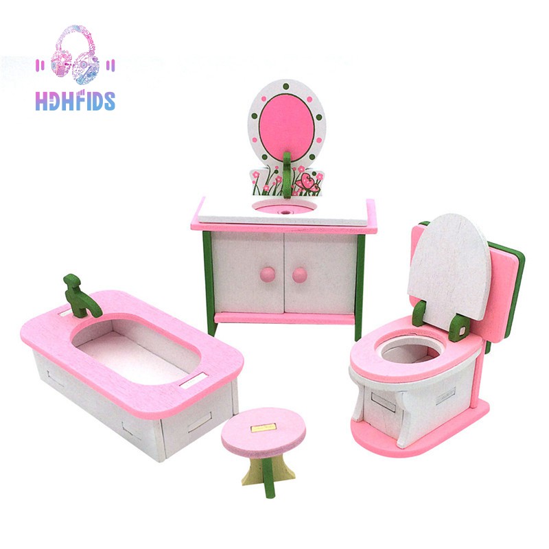 kidkraft doll cradle and highchair set