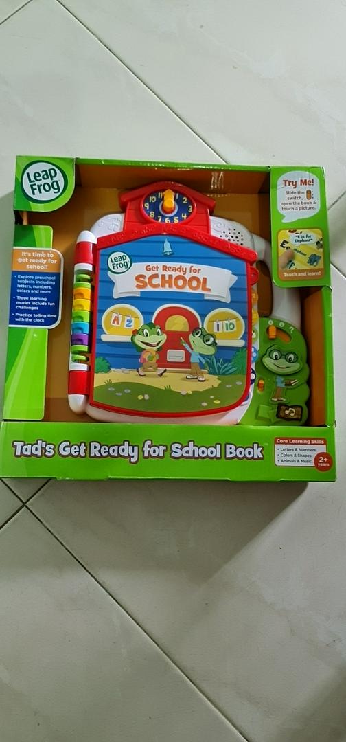 Leapfrog Tad S Get Ready For School Book Shopee Singapore