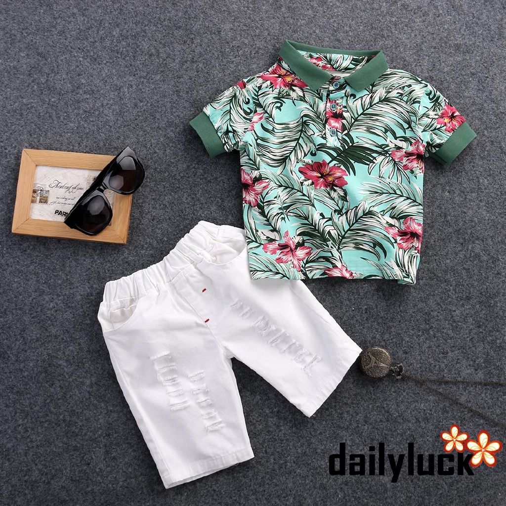 floral polo shirt outfit