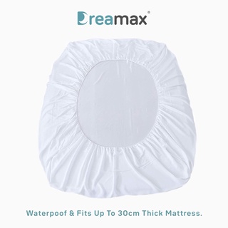 DREAMAX GIOIA Waterproof Bedsheet -  Single / Super Single / Queen / King / Prevents Bedbugs / Bedsheet