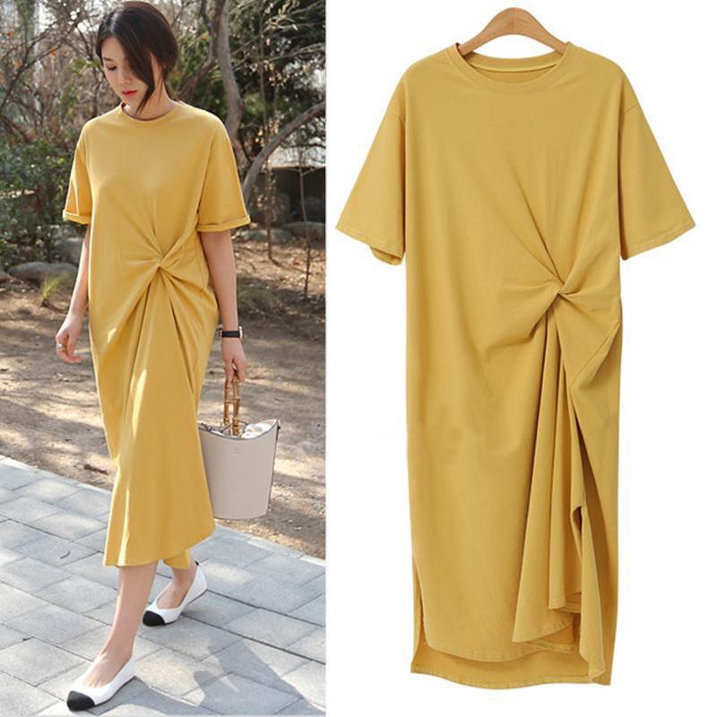 plus size t shirt midi dress