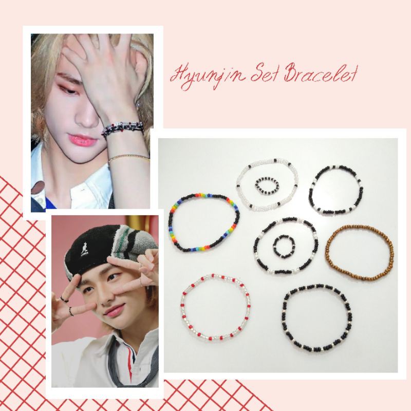 Beaded Bracelet Stray Kids Hyunjin Inspired Hwang Hyun-jin | sites.unimi.it