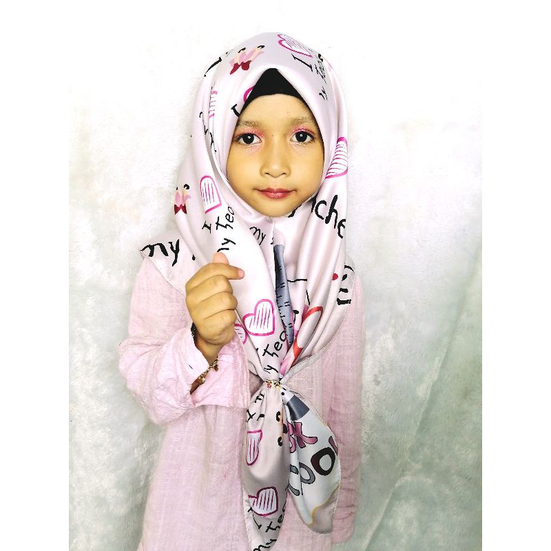 Hot Item Tudung Bawal Kartun Kanak2 Back To School Shopee Singapore