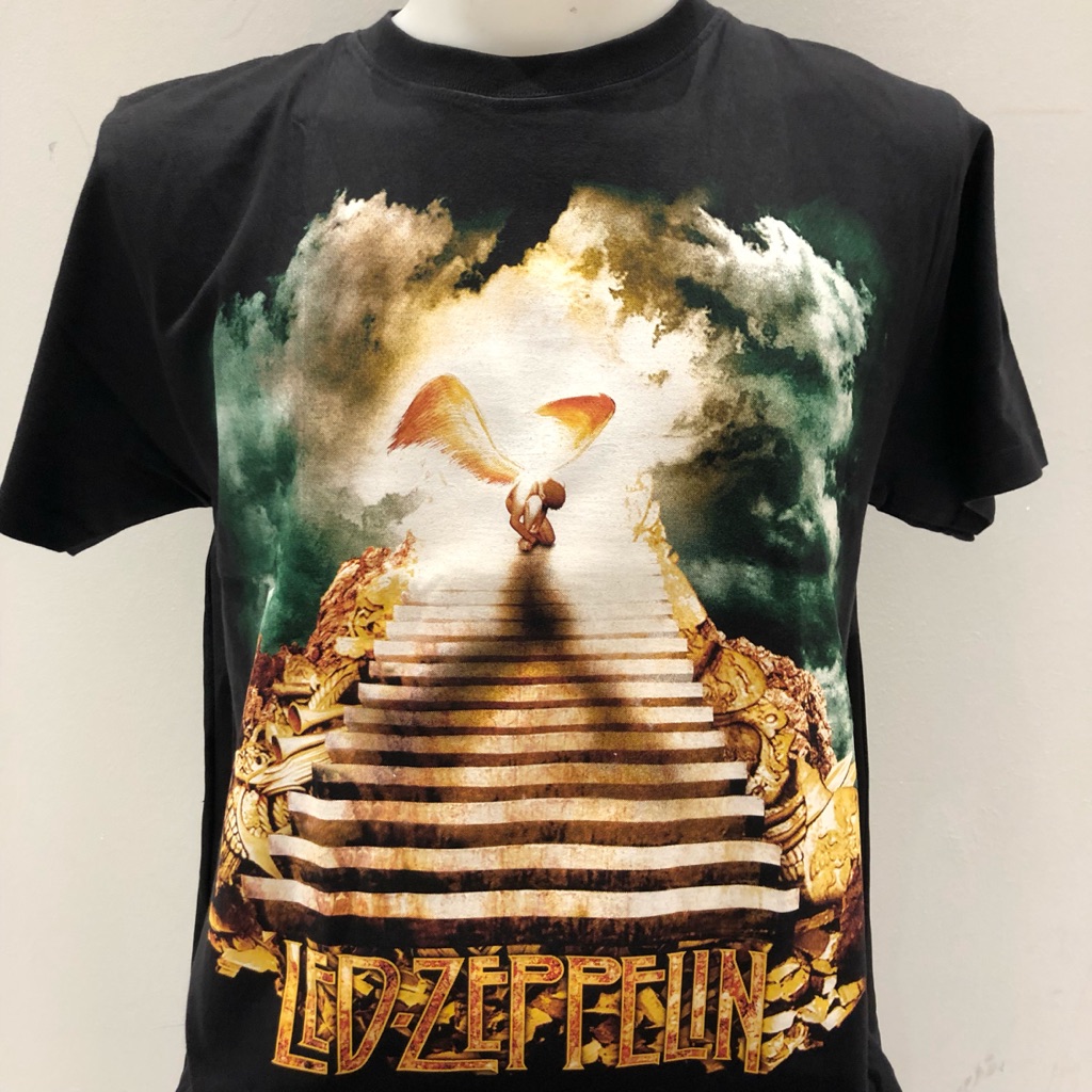 Led Zeppelin Stairway To Heaven Rock T Shirt Lz Shopee Singapore