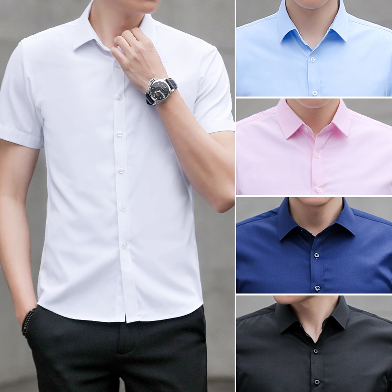 mens short sleeve office shirts