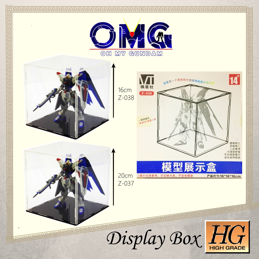 HG RG 1/144 Gundam Display Box Display Case Show Case OMG Z038 Z038 Z