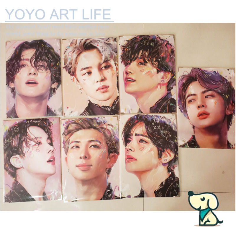 Art Painting ️BTS Just Paint Painting unframed DIY Oil Canvas Paint By