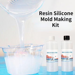 Resin Silicone Mold Making Kit Translucent Silicone Rubber Non