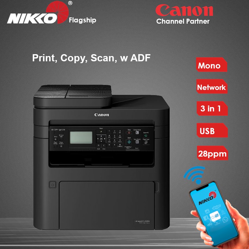 Canon ImageCLASS MF264dw Multifunction MonoChrome Laser Printer MF