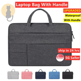 ✅[SG Ready Stock] Laptop Bag MacBook Por 3 14 15 16 17 13.3 15.6 Inch Portable Computer Notebook Bag Waterproof Cover