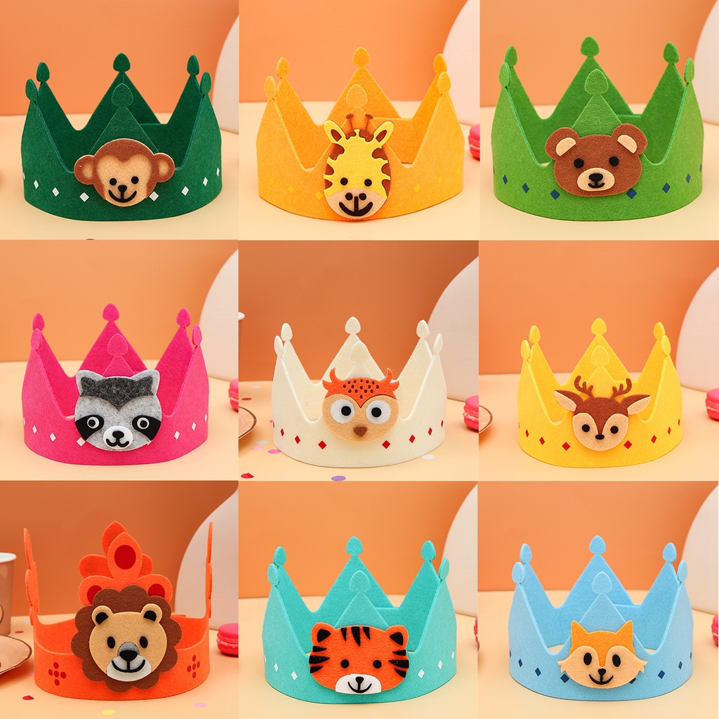Jungle Safari Theme Crown Hat Zoo Animal Party Headbands Decorations Wild  One Birthday Crown Hats for Kids Jungle Photo Booth Props Favor Supplies  safari theme party decorations | Shopee Singapore
