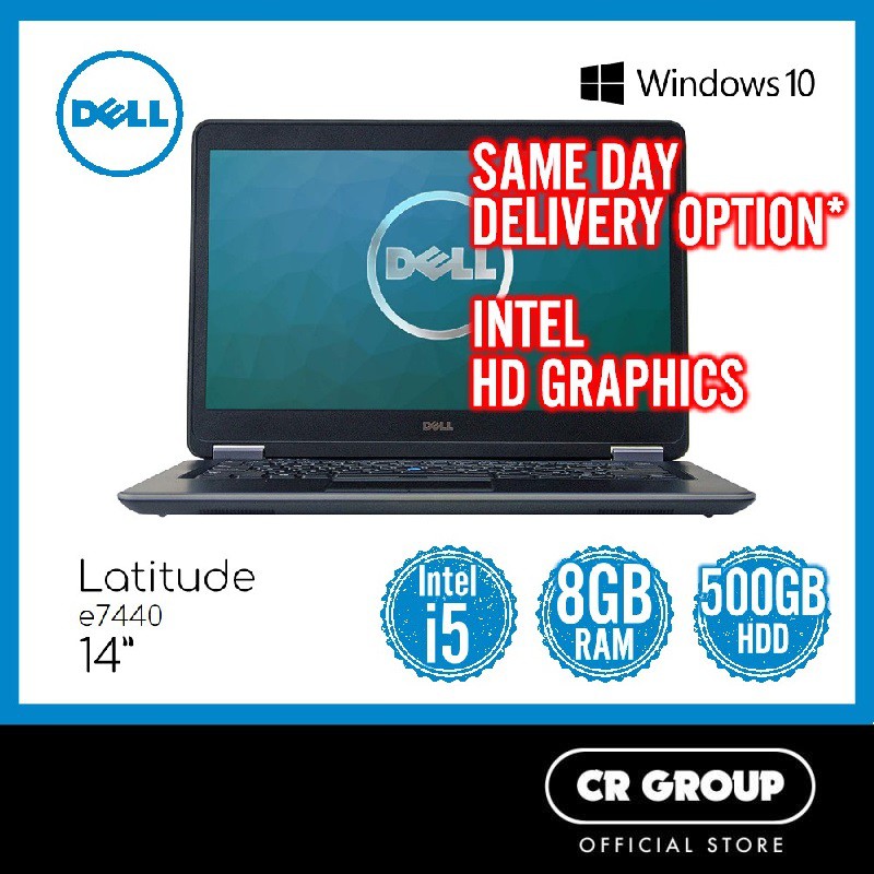 Dell Latitude E7440 Intel Core I5 8gb Ram 500gb Hdd 14 Inch Intel Hd Graphics Refurbished Shopee Singapore