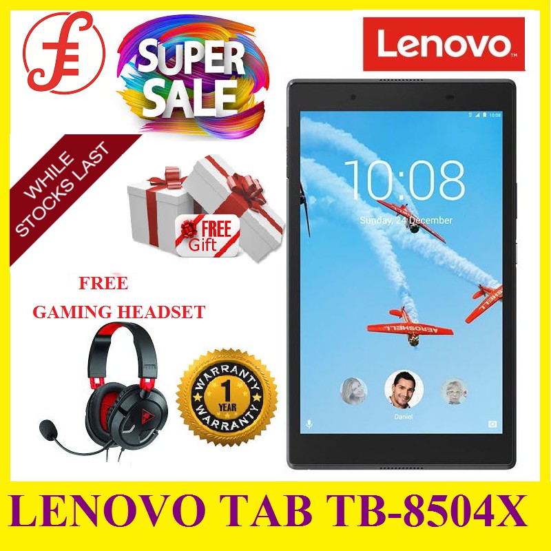 LENOVO TAB TB-8504X ZA2D0089SG 8.0 INCH ANDROID TABLET (TB8504X) FREE ...