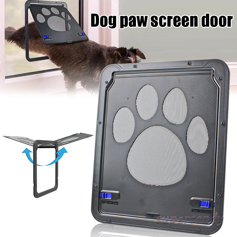 how to keep dog from scratching screen door