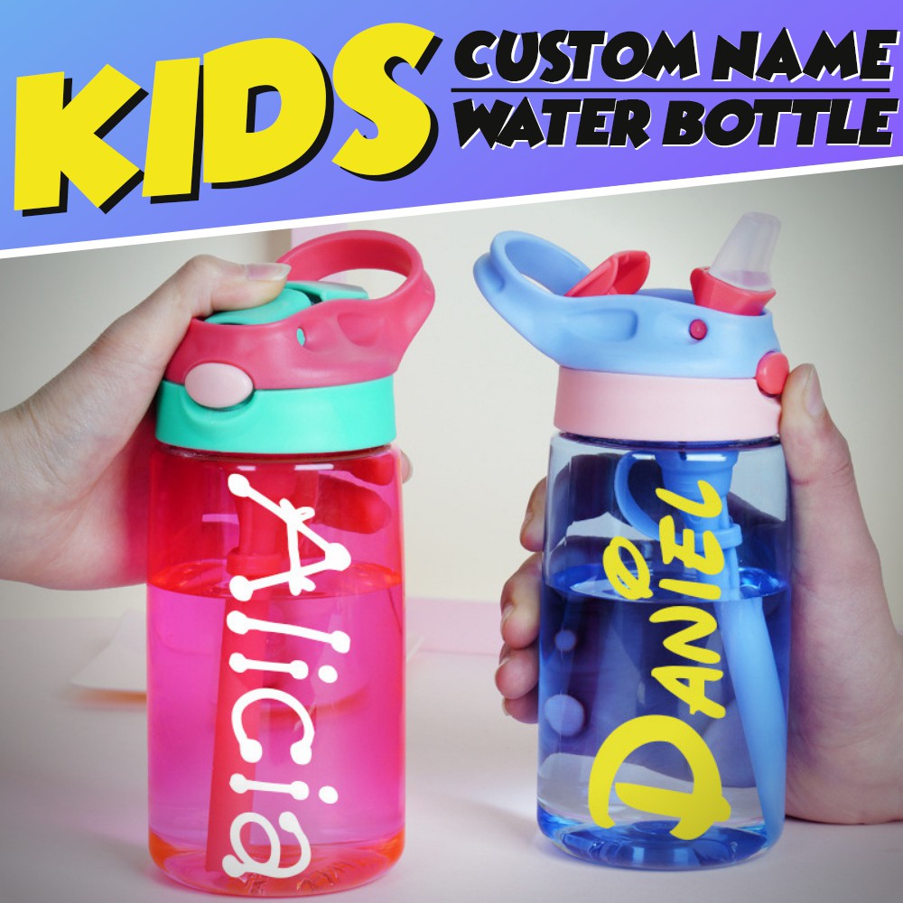 personalised kids drink bottles