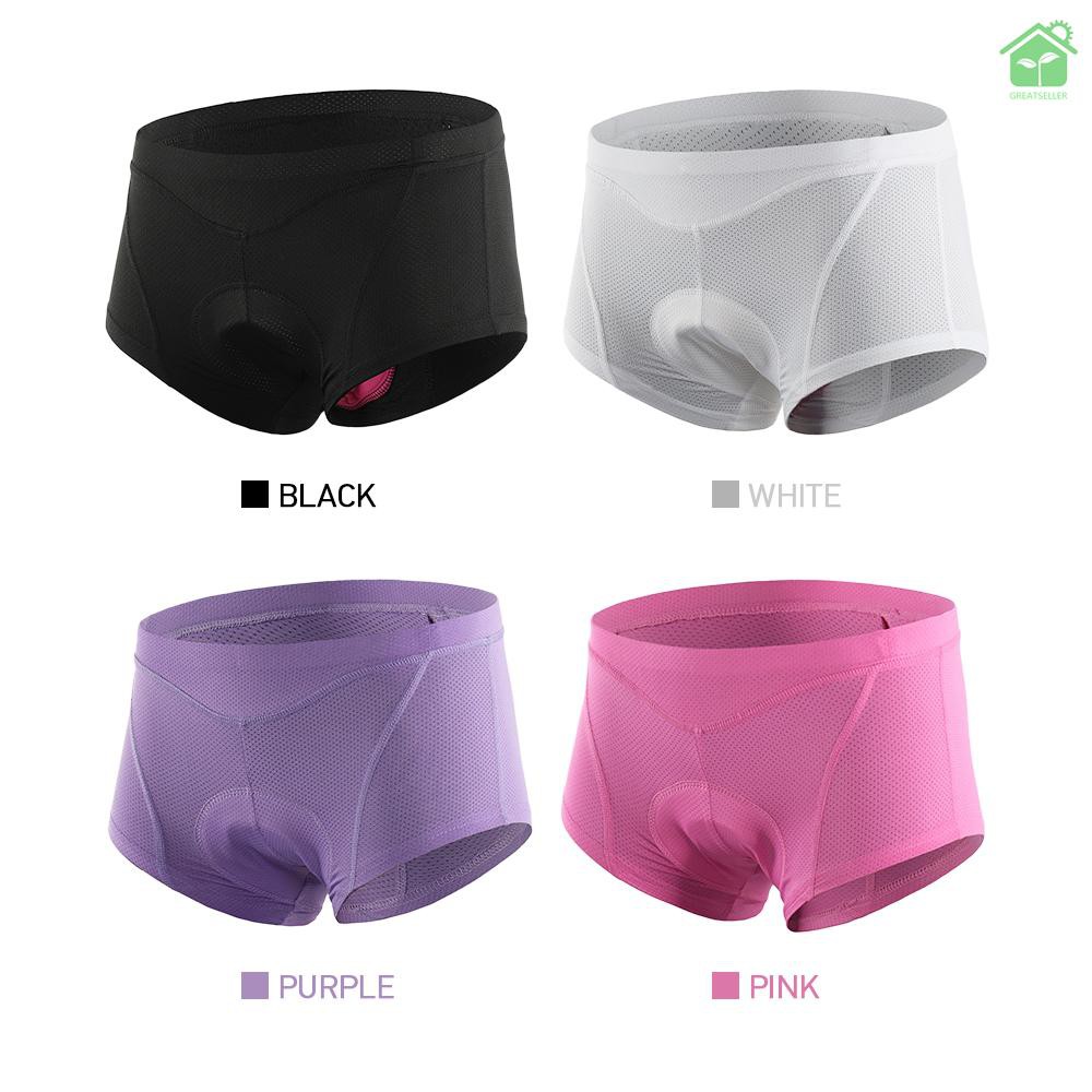 gree】Women Bike Underwear 3D Gel Padded 