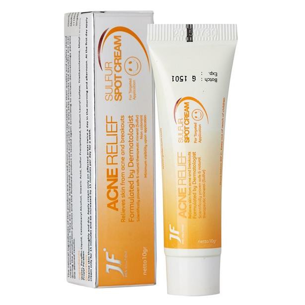 jf acne relief sulfur spot cream