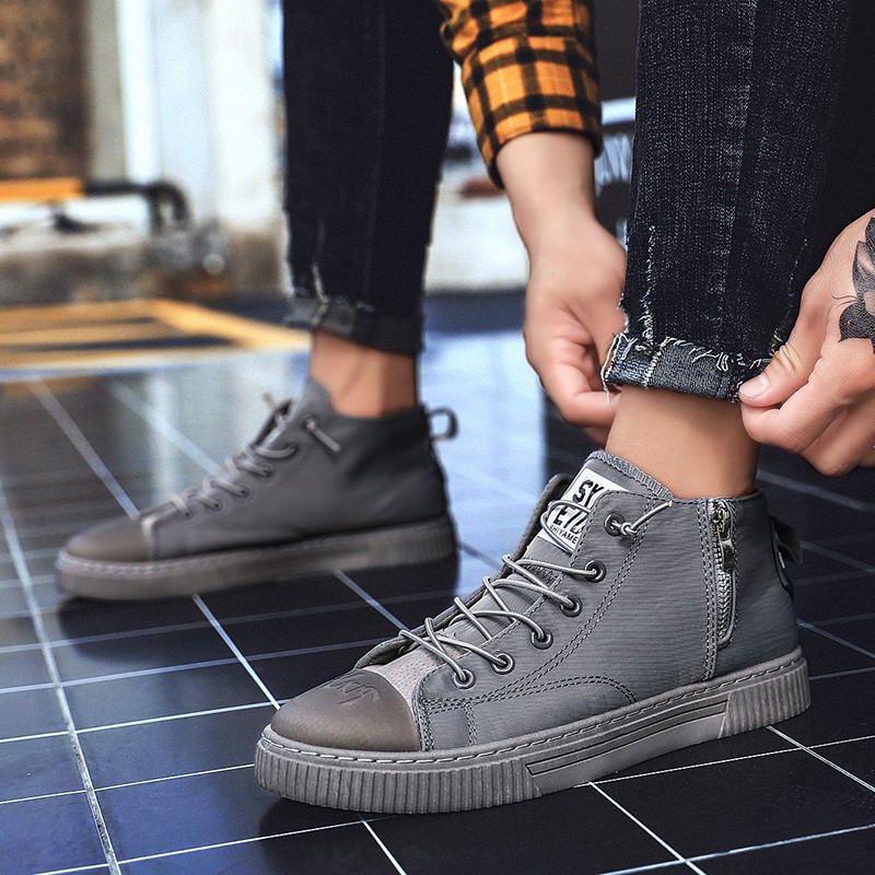 plain high top sneakers