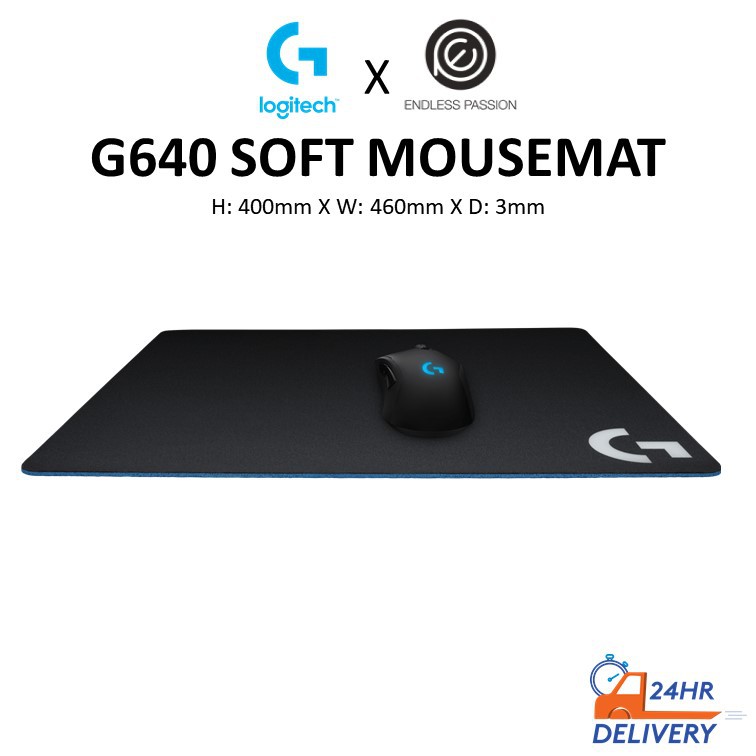 Logitech G640 Large Cloth Gaming Mousepad Shopee Singapore