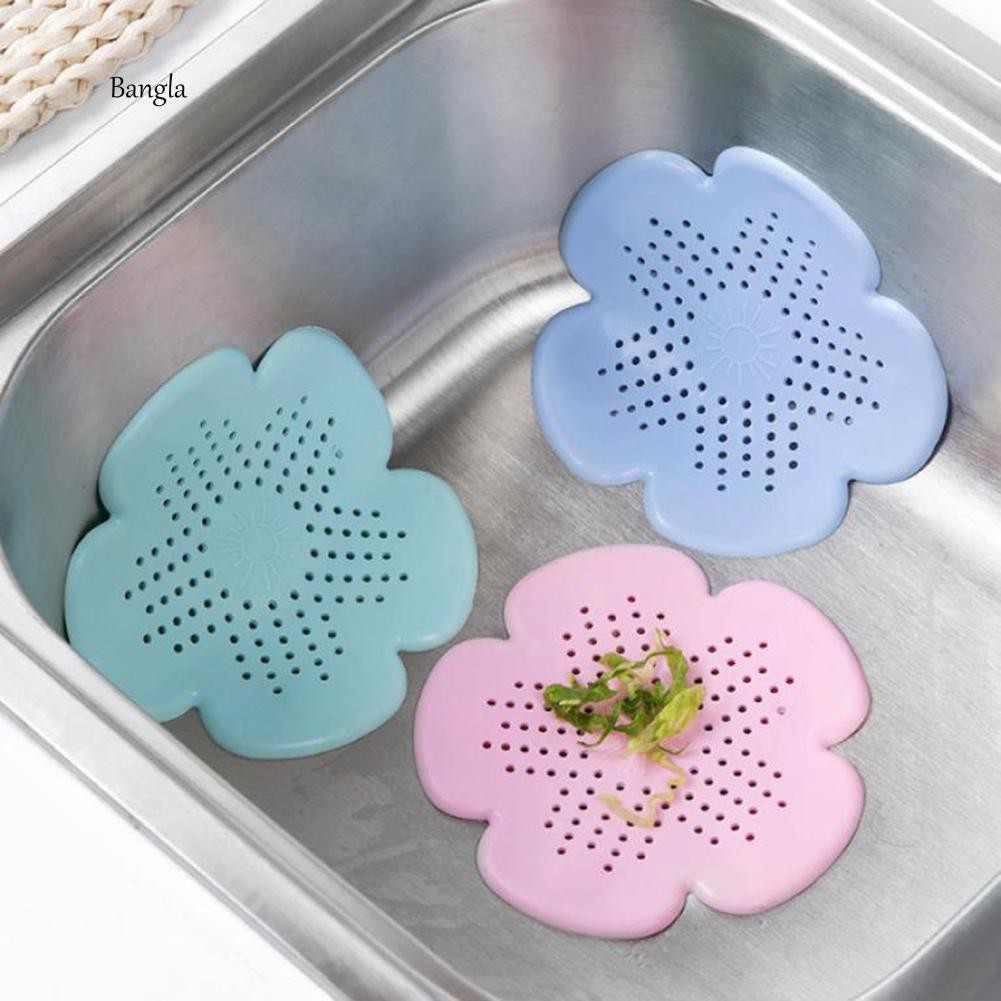 Home Garden Pvc Kitchen Sewer Filter Floor Drain Hair Stopper Bath Sink Strainer Screen Tub Bath