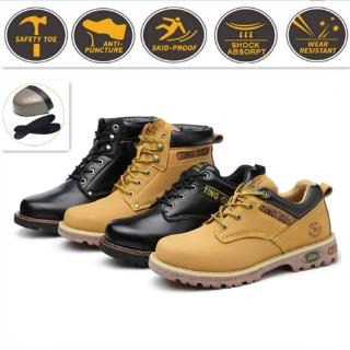 【 Limit Time 】100% Original Safety Boots Men Work Shoes Shoes Steel Toe Cap Men Multifunction Protection Footwear CS-380