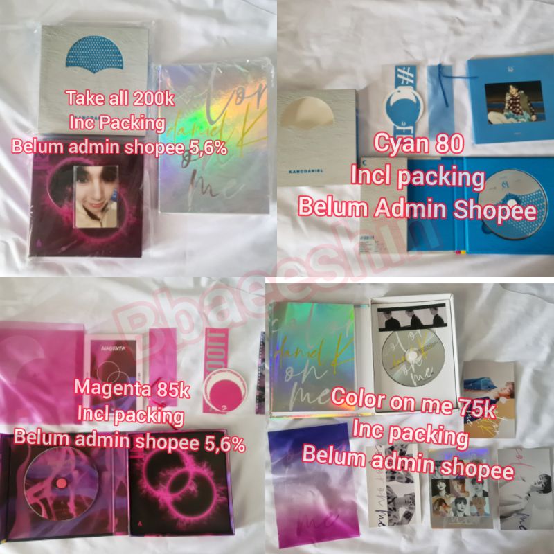 Album Cyan Con Magenta Kang Daniel Shopee Singapore