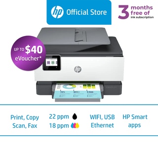 HP OfficeJet Pro 9010e All-in-One Wireless Color Inkjet / Print, Copy, Scan / ADF / Duplex