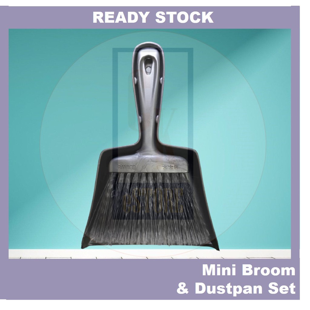 Ready Stock Rayaco Sweep Cleaning Keyboard Brush Small Mini Broom Dustpan Set Sweeper Penyapu Dan Penyodok Kecil 迷你扫 Shopee Singapore