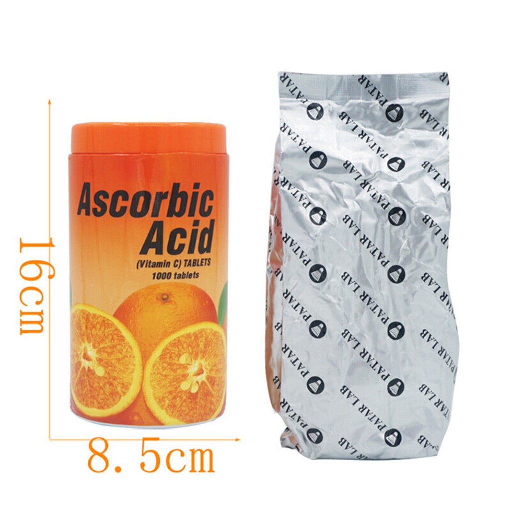 Patar Ascorbic Acid Vitamin C 1000 Tablets Shopee Singapore