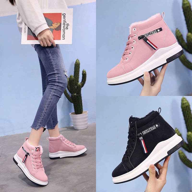 Fashion Seven Wave Hui Children S Cotton Shoes Girls 2019 New