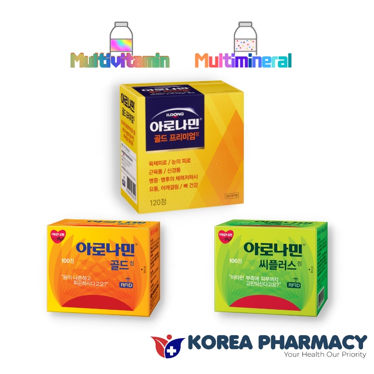 ILDONG Aronamin Gold / Gold Premium / C Plus 100 120 Tablets Eye strain