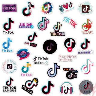 Tik Tok TikTok Logo Series 02 Stickers 50Pcs/Set DIY Fashion Luggage ...