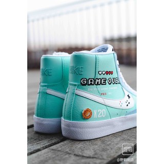 Ni ke Blazer Mid'1977 VNTG classic high-top casual sneakers #4