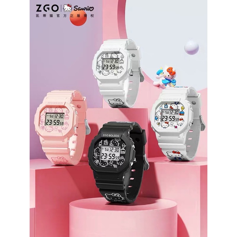 Zgo X Sanrio Hello Kitty Digital Watch Shopee Singapore