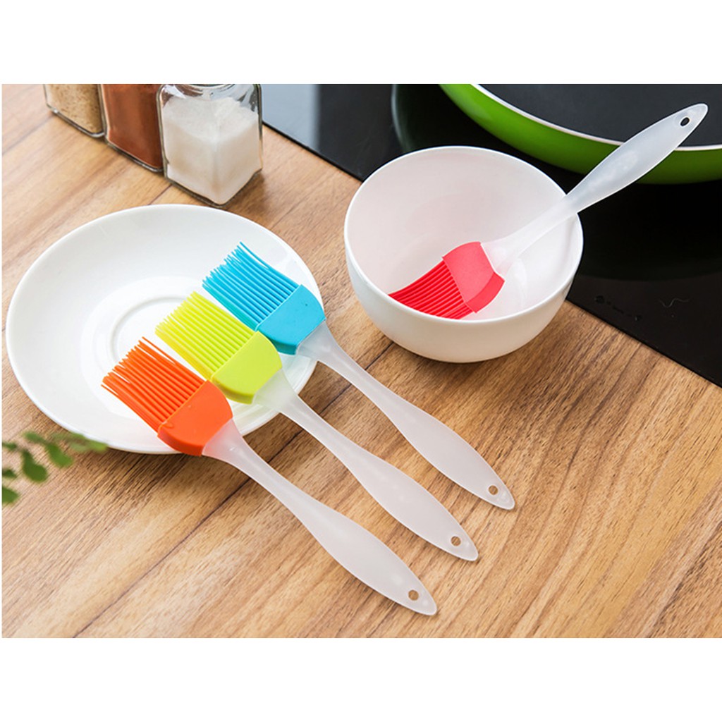 2pcs Baking BBQ Basting Brush Bakeware Pastry Bread Oil Cream Cooking Silicone Y 